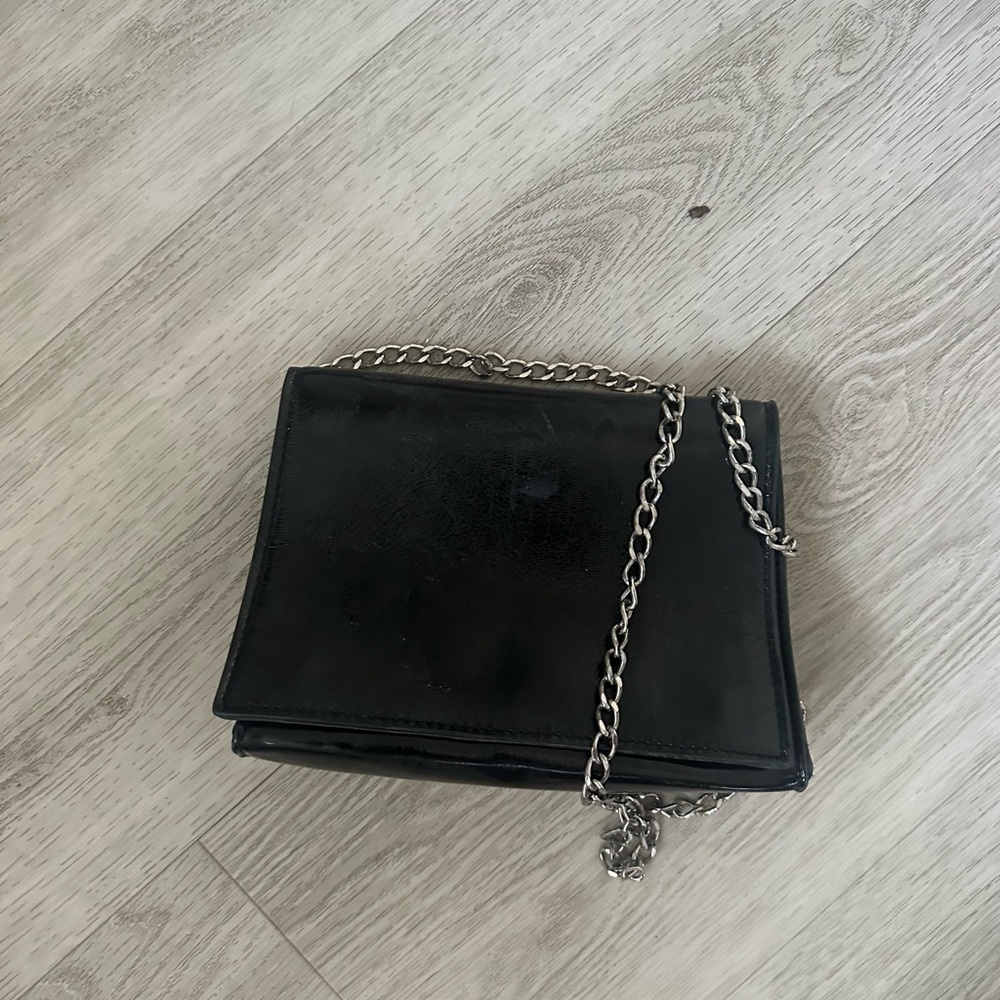 Black with silver chain Brandy Melville purse
